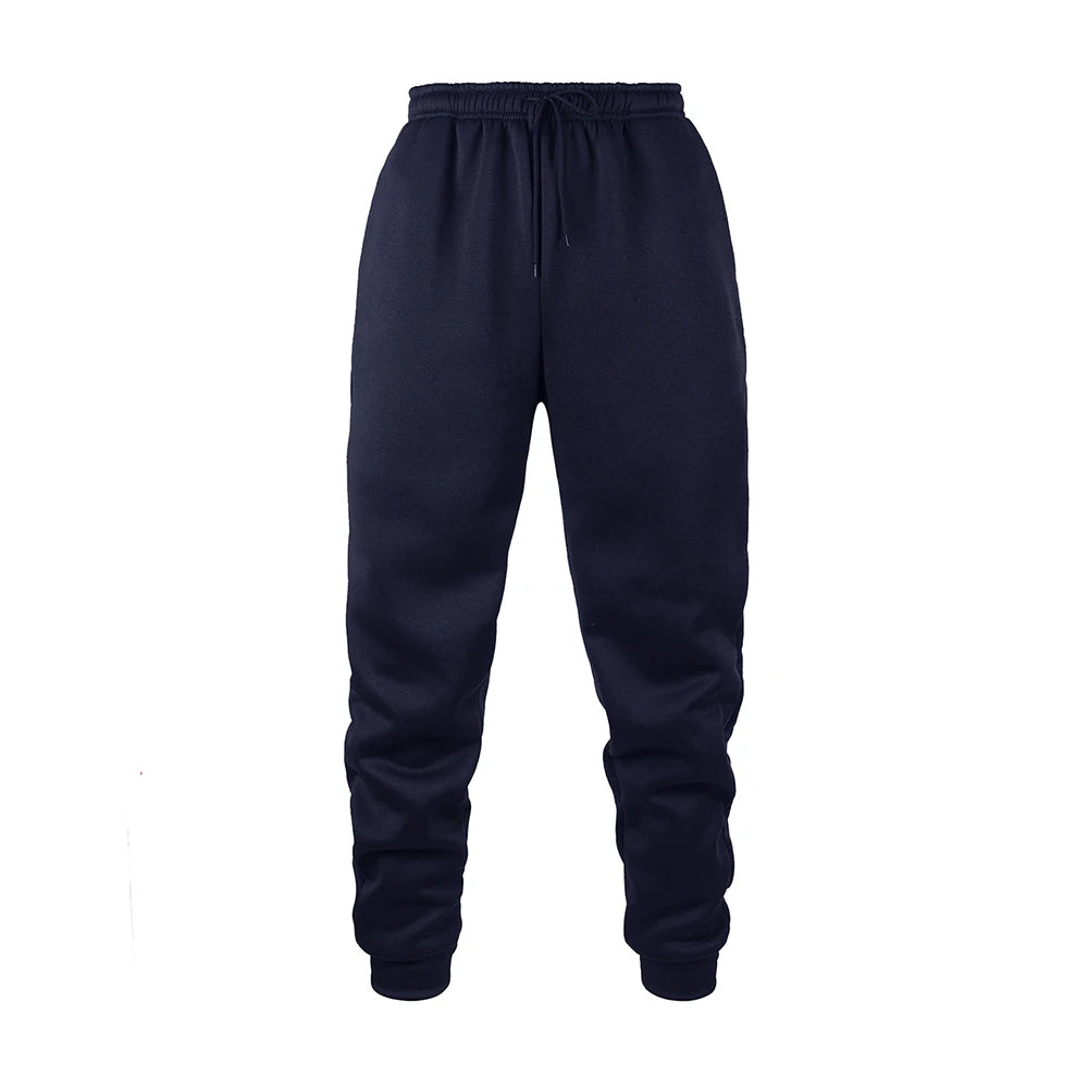 Mens Jogging Pants Sports Pants Fitness Running Trousers Solid Color