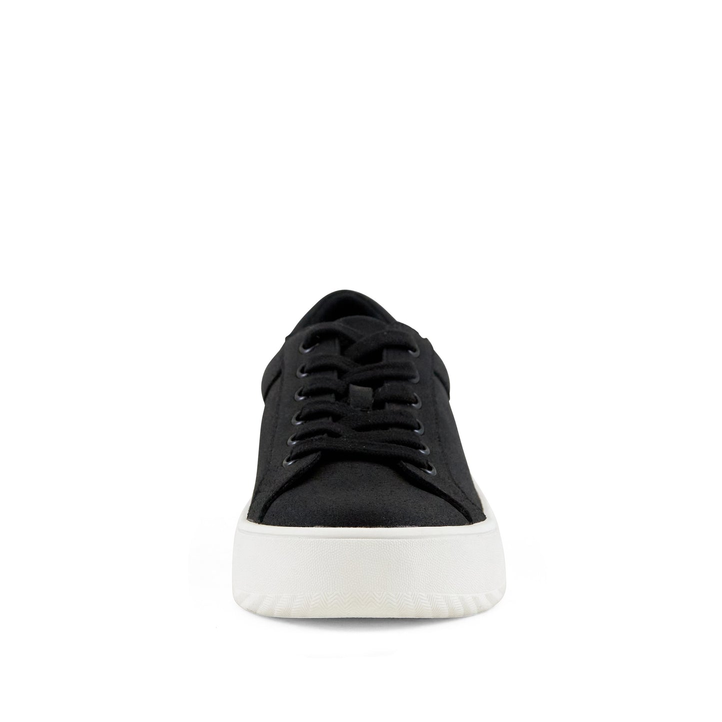 Women's Venice Micro Suede Lace Up Sneaker Black