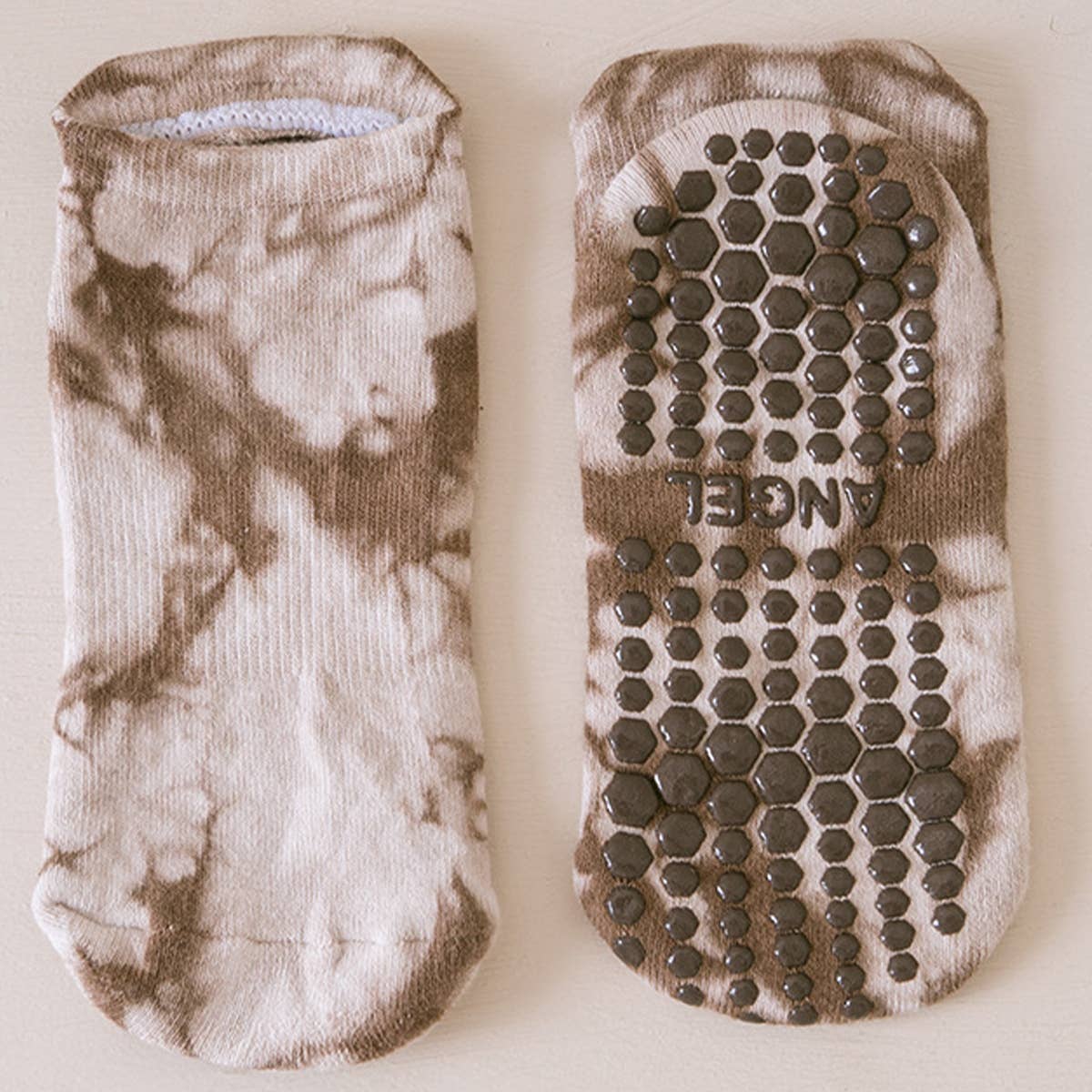 Women yoga anti-slip tie-dyed sports socks