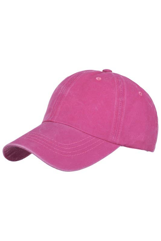 Summer Washed Solid Sun Hat