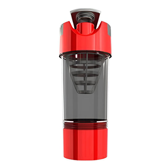 Protein Shaker Bottle with Compartment Cyclone Cup Shaker 500ML