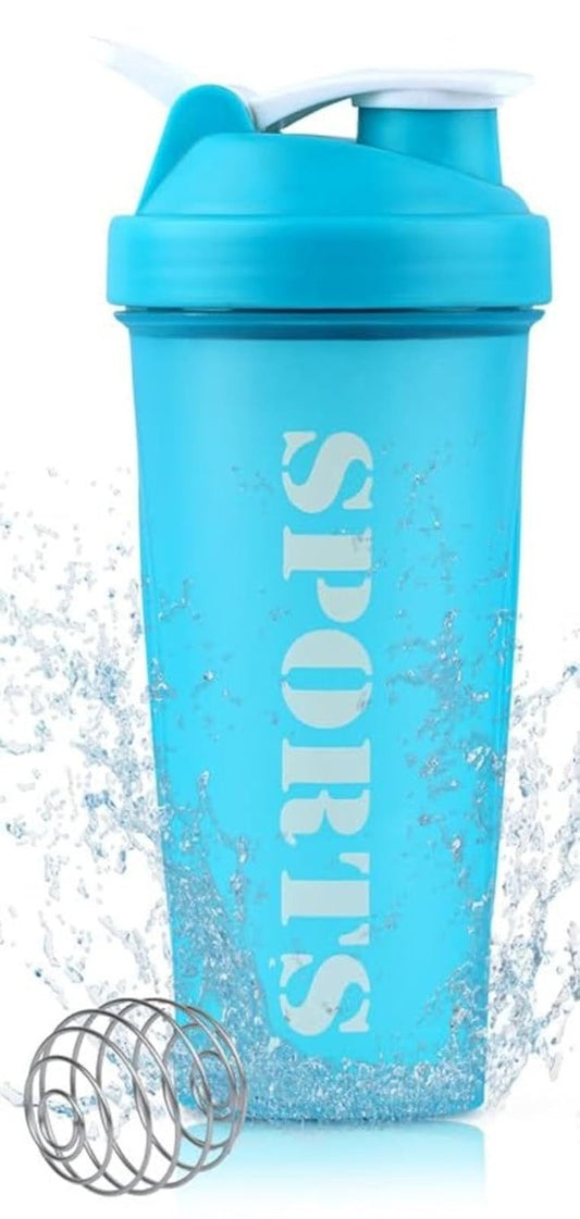 Gym Shaker Bottle or Protein Shake Zero Leak Design and BPA Free |