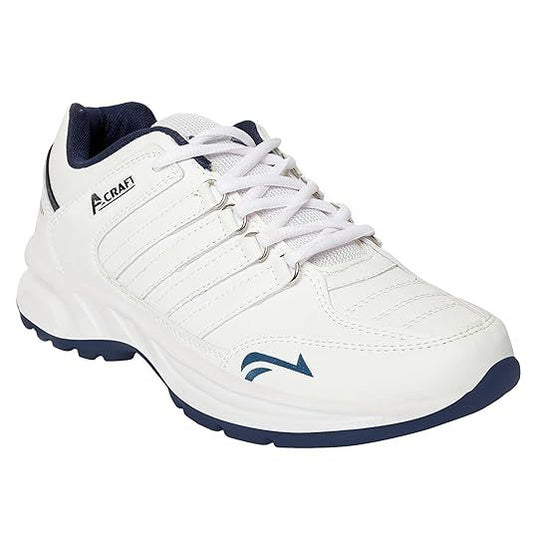 Lightweight Walking & Gym Shoes For Men (Size-UK-10) (Color-WHITE)