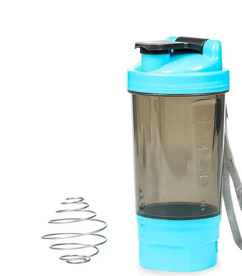 Gym Plastic Protein and  Shaker - Leakproof - Bpa Free Material